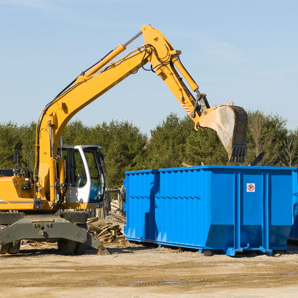 are there any restrictions on where a residential dumpster can be placed in Charles Mix County